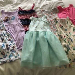 Lot 7 girls summer dresses H&M Old Navy etc